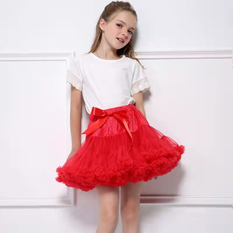 Conyson Wholesale Summer Tutu Skirt Fluffy Children Ballet Skirts Party Princess 1-5 Years Old Girl Tulle Clothes Dresses