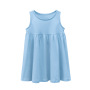 High Quality Kids Sleeveless Dress 100% Cotton Summer Girls Dress Girl Clothes Dress