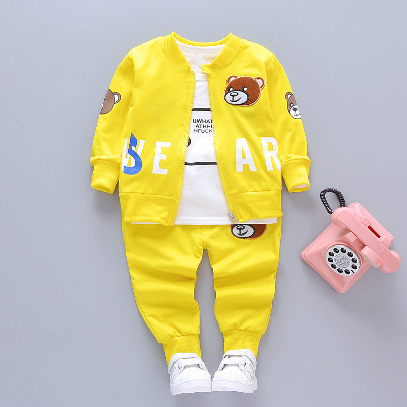 Manufacturers Selling Fashionable Cotton Knitting Three Piece Suit Baby Boys Suit For Boys