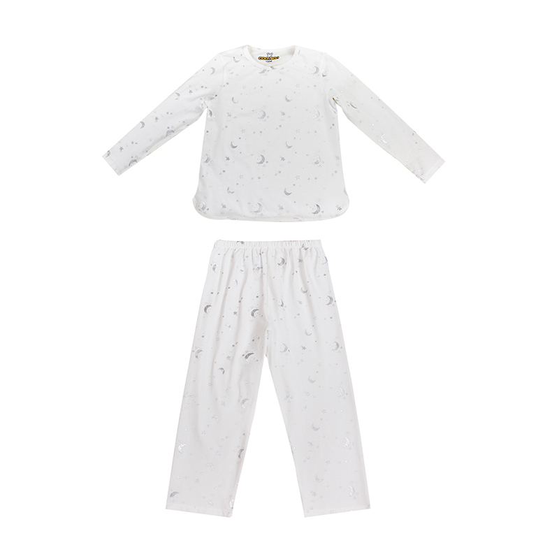 Wholesale Custom Cartoon Printed Long Sleeve Children Pajama Set Kids Designer Pajamas Kids Pjs Pyjamas