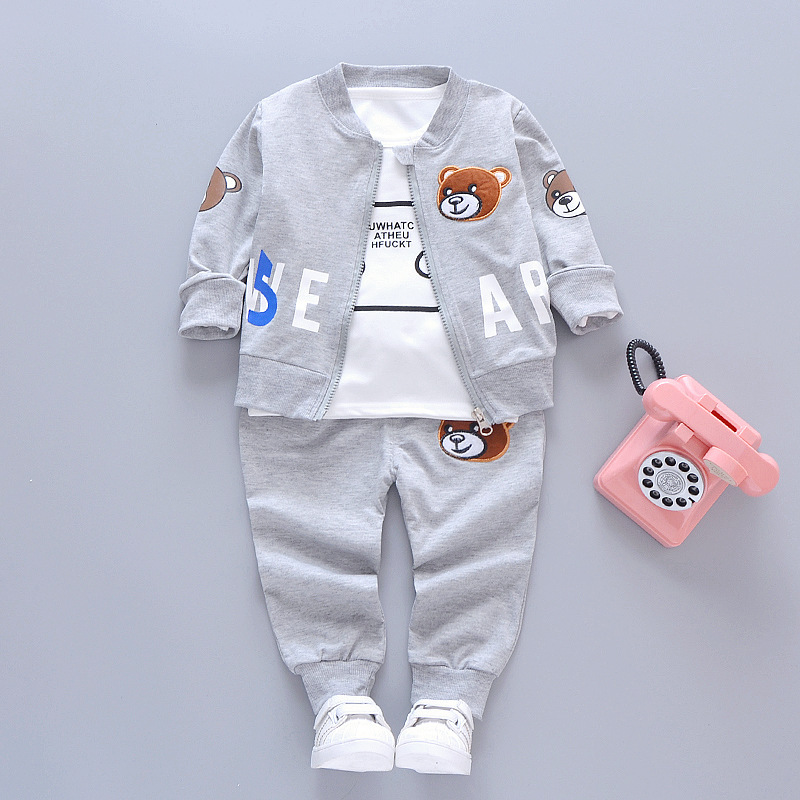 Manufacturers Selling Fashionable Cotton Knitting Three Piece Suit Baby Boys Suit For Boys
