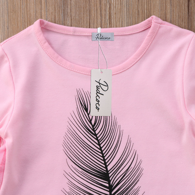 Children's Spring And Autumn Leisure Suit Children's Fringed T-shirt Zebra Pattern Pants Suit
