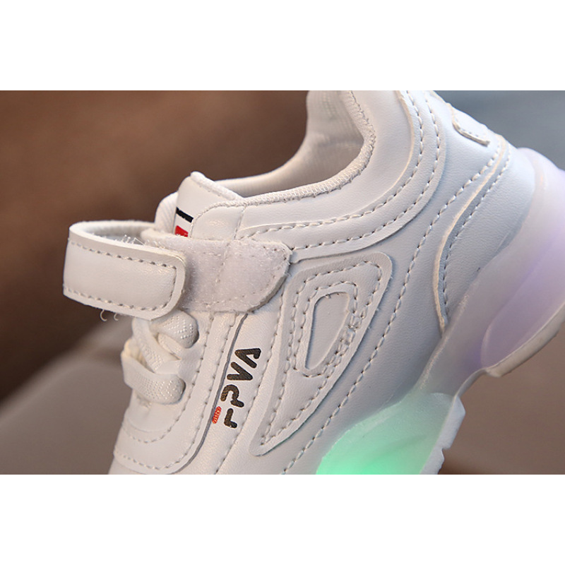 Conyson Children LED Sneakers With Light Up sole Baby Led Luminous Shoes for Girls Glowing Lighted Shoes for Kids Boys tenis