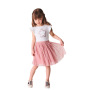 Conyson Wholesale Designs Summer 1-9 Years Children Clothing New Fashionable Cotton Cute Kids Girls Mesh Dresses