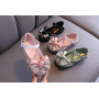 Conyson New Children Shoes Pearl Rhinestones Shining Kids Princess Shoes Baby Girls Shoes For Party and Wedding