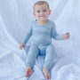 Conysony Hot Sale Unisex Soft Bamboo Long Sleeve Solid Color Leggings Kids Loungewear 2 Pieces Underwear Pajamas Kids Sets