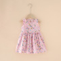 Wholesale Cartoon Sleeveless Kids Clothing Summer Cotton Baby Girl Dresses Summer Girls Dresses Boutique