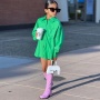Baby Girl Boy Plaid Blouse Toddler Kids Loose Shirt Oversized Spring Autumn Baby Casual Clothes