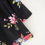 Conyson fashion boutique Cotton Little Girls Mommy And ME long sleeve print flowers Dress Family Parent-Child Clothing