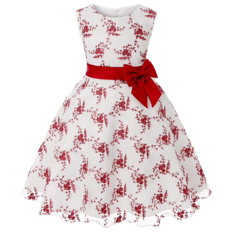 Conyson 2023 3-10 Years New Girl Embroidered Skirt Formal Little Girls Luxury Ball Gown Fairy Evening Wedding Princess Dress