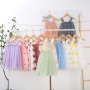 Korean Mesh Dot Sleeveless Children Princess Dress Kids Clothing Kids Clothes Girl Dress For Baby Girl