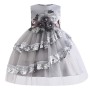 New Style Sequin Flower Girl Birthday Party Wedding Gown Children Girl Dresses Kids Dresses For Girls
