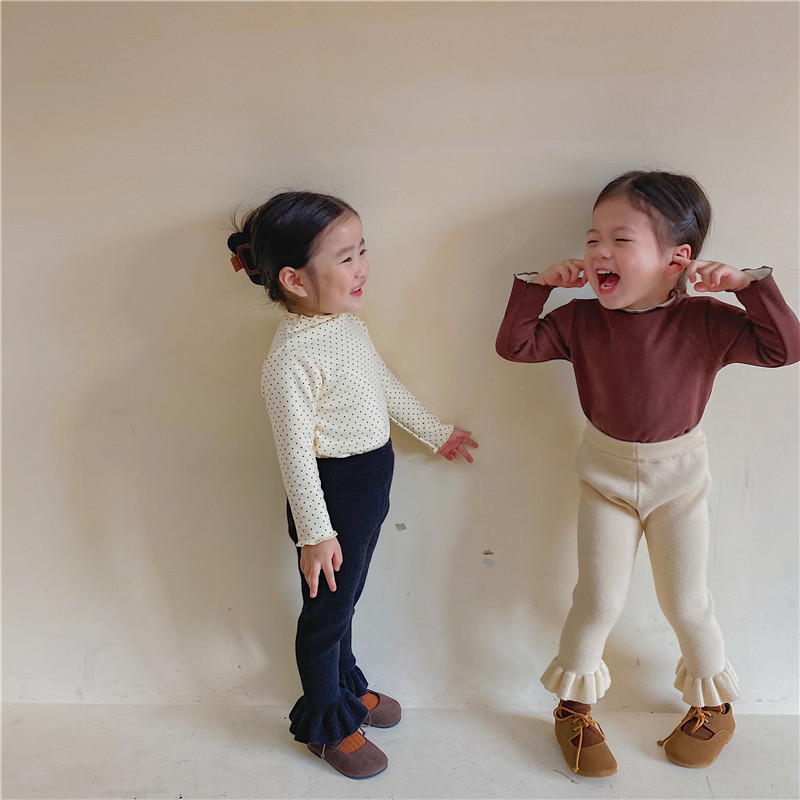 baby Clothing Autumn Winter New Leggings Girls Suspenders Pants Girls Newborn Knitted Warm Pants BodySuit