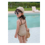 Conyson Summer Kid Beachwear Bodysuit Cute Girl Swimming Suit Baby Girls Solid Swimwear Toddler Swimsuit Kids Bathing Suit
