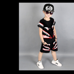 Customize Baby Boys New Boutique Casual Fashion Clothing Sets Summer Children's T Shirt Shorts Pcs Suit Kids Boys Twin Set