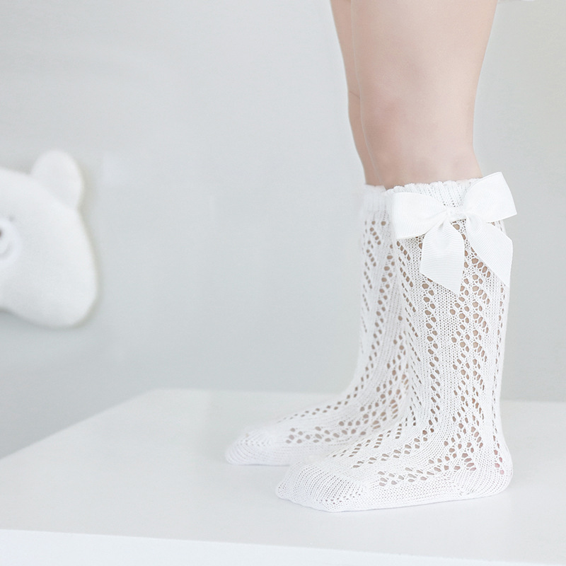 Conyson Fashion Summer New kids Summer Children Socks Thin Mesh Middle Hose Girl Socks Princess Baby Socks