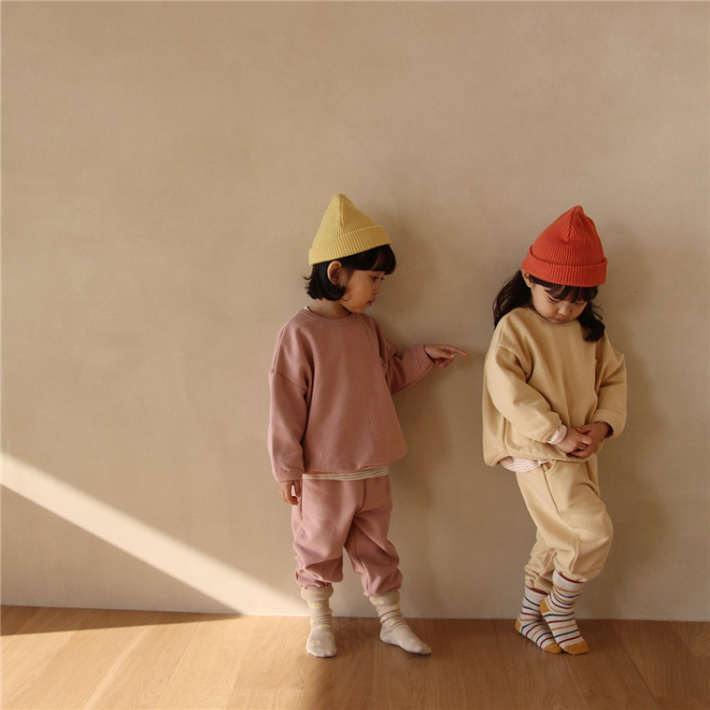 Hot Selling Kids winter boutique clothes toddler clothing outfit pants sets for 2-6 years boys' girls' autumn clothing set