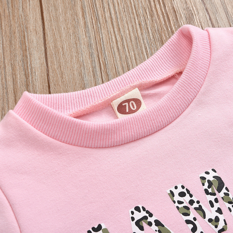Infant Clothing 2017 Autumn Winter Baby Girls Clothes T-shirt+leopard Printpants 2pcs Outfit Suit Baby Girls Clothing Set