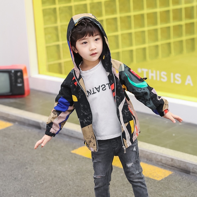 New Trend Autumn Spring Kids Jacket Boy Soft Jacket Outerwear Kids Clothes