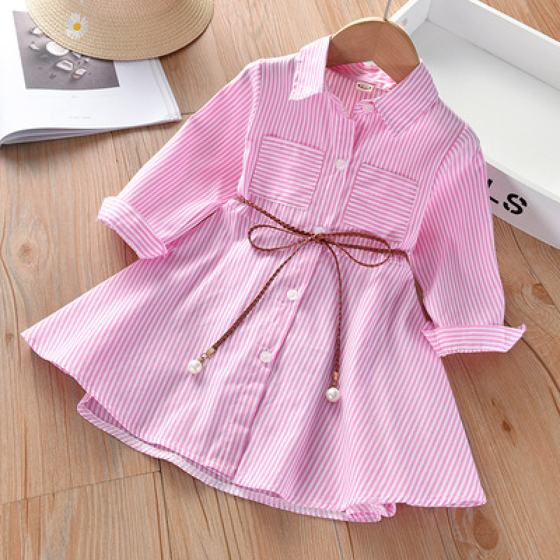 Conyson New Newborn Baby Clothes Girl Dress Summer Kids Clothing Cotton Rainbow Striped Halter Sleeveless Princess Vest Dresses