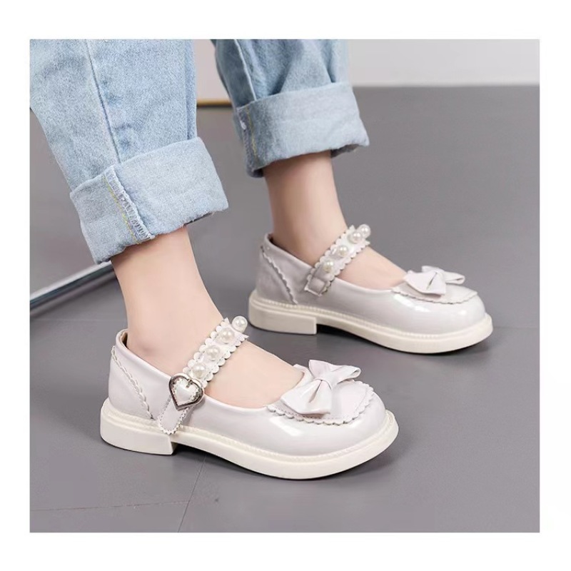 Conyson New Arrival Spring And Autumn New Trendy Kids Sandals Low-heel Pearls Shoes Fashion Girls Bowknot Princess Shoes