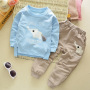 Spring Autumn Boy's Clothing Sets Cotton Casual Wear Long Sleeve T Shirt + Pants Cute 2 Piece Sets Kids Boutique Clothes