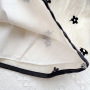Conyson Factory Direct Summer Girls Stretch Black Bow Solid Color New Arrival Boutique Ruffled Flare Sleeve Girls Set