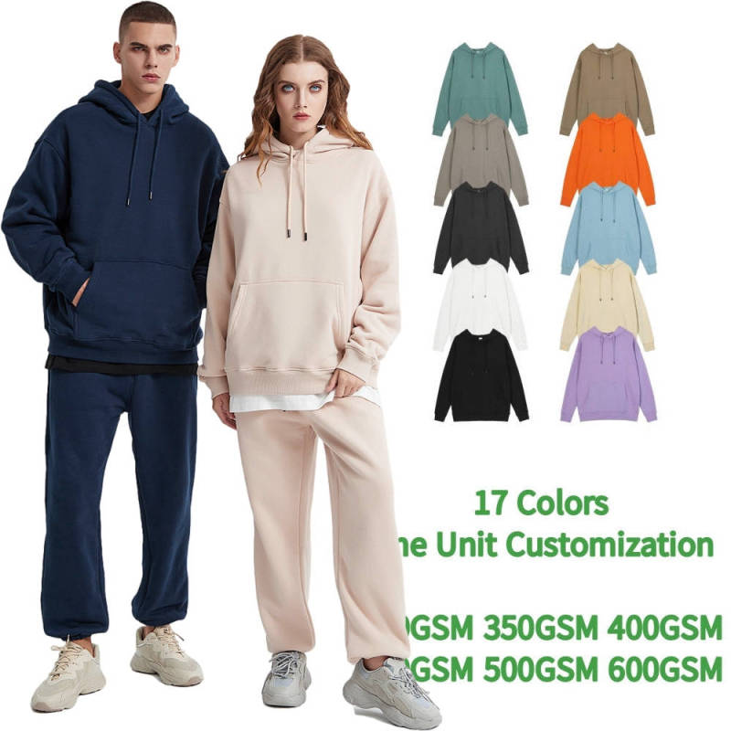 Streetwear Oversized Hoodie Custom Logo Quality 350 Gsm Hoodies Unisex 100% Cotton Blank Tracksuit Men's Hoodies Sweatshirts