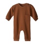 Conyson Wholesale Customize Logo Baby Clothes Solid Cotton Long Sleeve Infant Baby sweatshirt Pants Romper