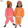 Conyson custom Made Outdoor toddler fall jogger solid Baby Kids clothing Tracksuits Wholesale boys girls Sweatsuit Clothes Sets
