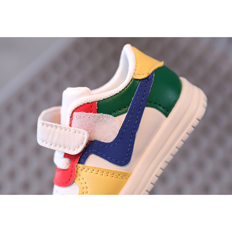 Conyson wholesale toddler kids spring patchwork Korean fashion boutique designer running sport shoes infant boy girl sneaker