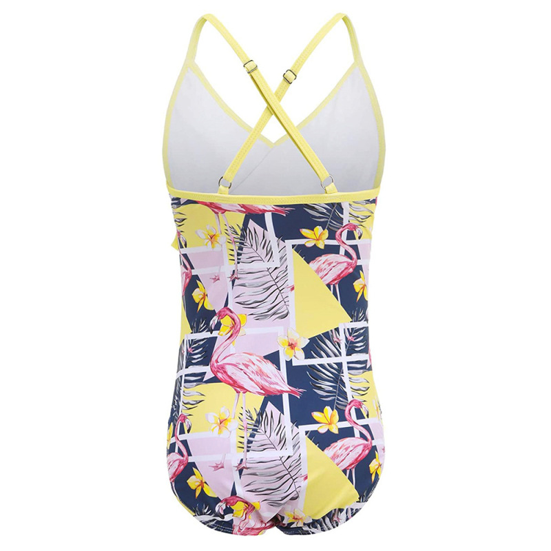 Conyson Wholesale Summer Baby Swimsuit Print Girls One-piece Quick Dry Cute baby Vacation Kids Clothes Girl Beach Bath Swimwear