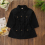 Latest Design Fashion Long Sleeves Toddler Girls Camouflage Printed Girls' Dust Kids Coat