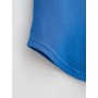 Conyson Hot Sale Custom Print Plain Summer Cotton Slim Fit T Shirt Short Sleeve Curved Hem Splicing Hits Two Color T-shirt Women