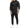 Conyson Private Label Men Plain Jogging Suit Set Tracking Set Custom Sweatsuit With Logo Men 2 Piece Pants Set