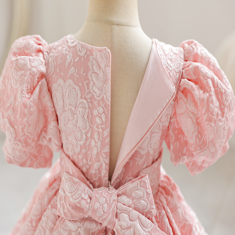 Conyson New Design Bale Thrift Summer Evening Dress Flowers Bubble Sleeves With Cute Princess Dresses Luxury Fluffy dress