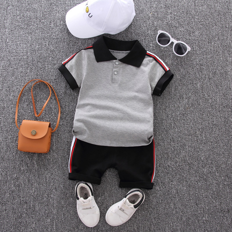 Hot Children Clothing Summer Baby Boy Clothes Shirts Shorts Kids Set 2021 Fashion Kid Boys Clothes Shirts+ Shorts 2pcs Baby Boys