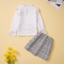 Conyson Wholesale Children Beautiful Girls Clothing Sets Spring And Autumn Clothes Long Sleeve Little Girls Kids Two Piece Sets