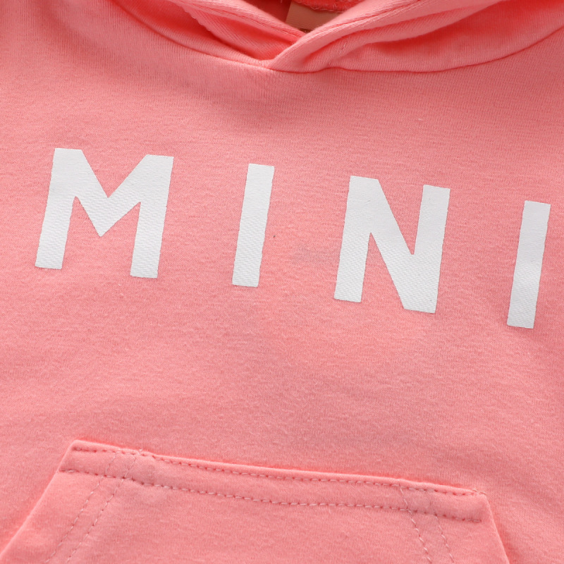 Conyson Cotton Infant Baby Girls Winter Boutique Hoodies Clothing sets Sports Wear Toddler Zipper Tops Pants 2pcs  Tracksuits