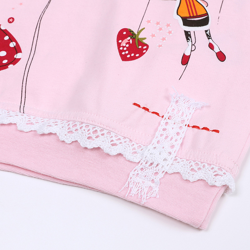 Conyson hot sale spring autumn children casual long sleeve print floral cotton tops denims baby kids clothes girls Clothing Set