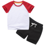New Summer Casual Kids Clothing Sets Boys Short Pants Clothing Sets Clothing Wholesale Boy Set Solid Color Kids Shorts Shirt