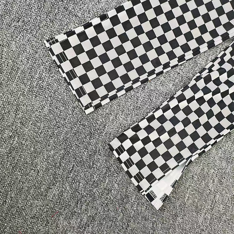 Conyson Stock Lots Spring Autumn Comfortable Casual Style Lattice Design Polyester Two Piece Girls Kids Clothing Sets