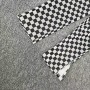 Conyson Stock Lots Spring Autumn Comfortable Casual Style Lattice Design Polyester Two Piece Girls Kids Clothing Sets