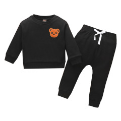 Conyson wholesale fall cotton baby kids korean designers unisex fashion boutique clothing suit boy girls winter clothes sets