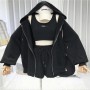 Wholesale AUTUMN fashion designer women's short Clothes sport suit woman clothing three-piece adult tank top shorts hoodie Sets
