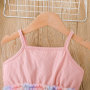 Conyson Wholesale Mesh Vest Dresses Children Girls Casual Dress Boutique Cute Kid Girls Princess Party Fancy Dresses