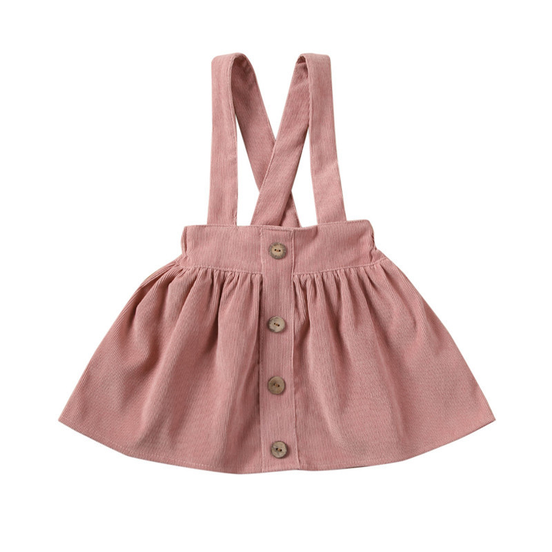 Washable Quick Dry Ruffle Woven A-Line Kids Children Girls Knee-Length Short Skirts
