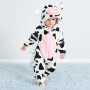 Autumn Winter Wholesale Flano Flannel Without Feet Long Sleeve Animals cartoon baby Rompers fur warm new born clothes