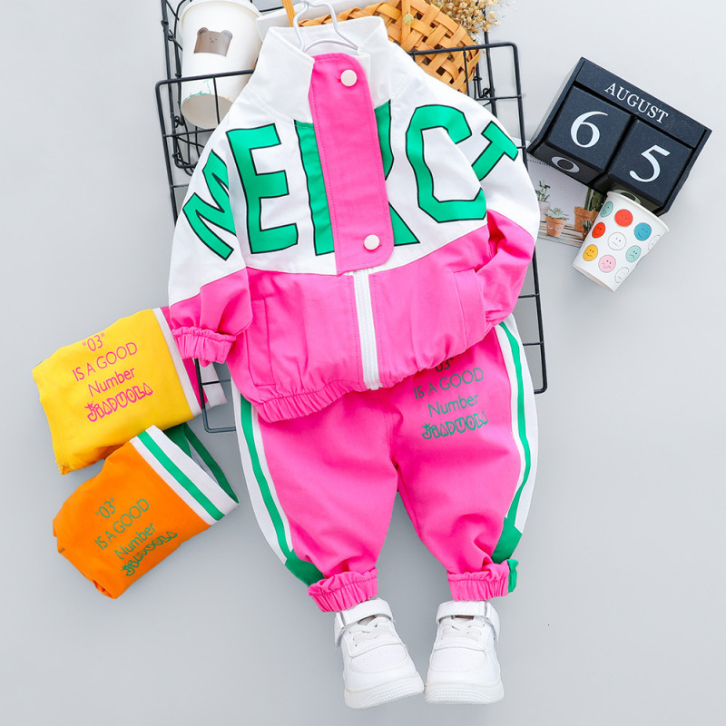 Conyson Fashion Tracksuit Long Sleeve Kids Sweat Suits Baby Girls Clothing Sets Clothes Little Girls Boutique Clothing Sets