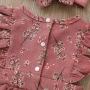 Conyson Summer Baby Clothes Flower Romper With Headband Outdoor Wear Cuter For Infant Baby Girls Romper